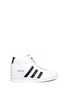 Main View - Click To Enlarge - ADIDAS - 'Superstar Up' leather high top sneakers