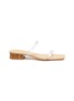 Main View - Click To Enlarge - CULT GAIA - 'Liz' PVC band bamboo heel sandals