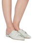 Figure View - Click To Enlarge - CULT GAIA - Angie' knotted fringe raffia flats