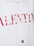  - VALENTINO GARAVANI - Lace Centre Panel Logo Print Jersey Hoodie