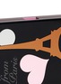 Detail View - Click To Enlarge - YAZBUKEY BAGS - 'Love From Paris' Plexiglas clutch