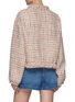 Back View - Click To Enlarge - VALENTINO GARAVANI - Braid Trim Crop Tweed Wool Jacket