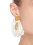 Figure View - Click To Enlarge - KATERINA MAKRIYIANNI - Silk fan 24k gold plated silver bronze vermeil earrings