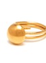 Detail View - Click To Enlarge - KATERINA MAKRIYIANNI - 'Small Moon' 24k gold plated silver vermeil ring