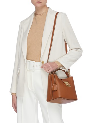 Figure View - Click To Enlarge - MARK CROSS - 'Murphy' Leather Small Bucket Shoulder Bag