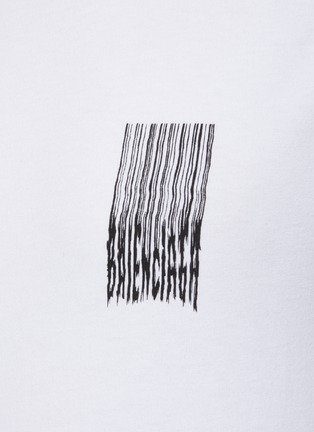  - BALENCIAGA - Barcode print logo T-shirt