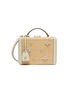 Main View - Click To Enlarge - MARK CROSS - Grace' crystal embellished woven leather box bag