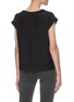 Back View - Click To Enlarge - FRAME - Washable silk oversized T-shirt