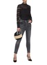 Figure View - Click To Enlarge - FRAME - Le One' Crop Skinny Jeans
