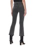 Back View - Click To Enlarge - FRAME - 'Le Crop' boot cut turn back hem jeans