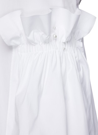 Detail View - Click To Enlarge - COMME MOI - Frill detail dress