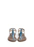 Figure View - Click To Enlarge - SAM EDELMAN - 'Gigi' cracked leather thong sandals