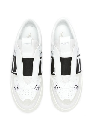 Detail View - Click To Enlarge - VALENTINO GARAVANI - Valentino Garavani' 'VL7N' Logo Band Accent Leather Slip-on Sneakers