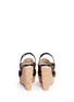 Back View - Click To Enlarge - JIMMY CHOO - 'Perdita' lizard effect leather wedge sandals