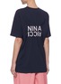 Back View - Click To Enlarge - NINA RICCI - Back Logo Embroidered Crewneck T-shirt