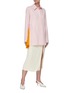 Figure View - Click To Enlarge - NINA RICCI - Side Contrast Panel Point Collar Shirt