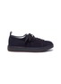 Main View - Click To Enlarge - SANTONI - Stretch suede sneakers