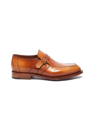 Main View - Click To Enlarge - SANTONI - Monk strap apron loafers