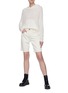 Figure View - Click To Enlarge - RAG & BONE - 'Maya' frayed hem walking shorts