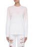 Main View - Click To Enlarge - T BY ALEXANDER WANG - Logo Embroidered Ombré Sweatshirt