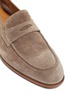 Detail View - Click To Enlarge - DOUCAL'S - 'Derek Washed' leather penny loafers