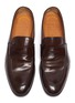 Detail View - Click To Enlarge - DOUCAL'S - 'Derek Polo' leather penny loafers