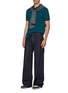 Figure View - Click To Enlarge - LOEWE - Anagram embroidered polo shirt