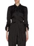 Main View - Click To Enlarge - ALEXANDER WANG - Nipped waist scrunched sleeve shirt