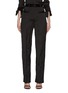 Main View - Click To Enlarge - ALEXANDER WANG - Dipped back waistband wide-leg suiting pants