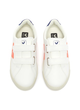 Figure View - Click To Enlarge - VEJA - Small Esplar' double velcro kids leather sneakers