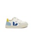 Main View - Click To Enlarge - VEJA - V-12' Logo Print Double Velcro Strap Toddler Leather Sneakers