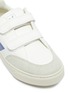 Detail View - Click To Enlarge - VEJA - V-12' Logo Print Double Velcro Strap Kids Leather Sneakers