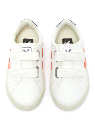 Figure View - Click To Enlarge - VEJA - Small Esplar' double velcro toddler leather sneakers