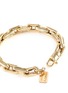 Detail View - Click To Enlarge - LAUREN RUBINSKI - Lucky link small square 14k gold chain bracelet