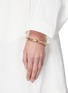 Figure View - Click To Enlarge - LAUREN RUBINSKI - Lucky link small square 14k gold chain bracelet