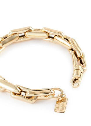 Detail View - Click To Enlarge - LAUREN RUBINSKI - Lucky link medium square 14k gold chain bracelet