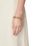 Figure View - Click To Enlarge - LAUREN RUBINSKI - Lucky Link small oval 14k gold chain bracelet