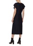 Back View - Click To Enlarge - BARENA - Leandra Isso' Ruffle Sleeve Midi Dress