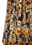 Detail View - Click To Enlarge - SAINT LAURENT - 'Imbalance' floral print off-shoulder pleat dress