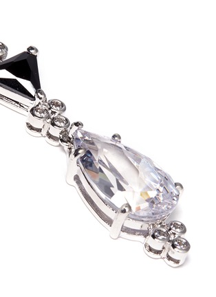 Detail View - Click To Enlarge - CZ BY KENNETH JAY LANE - Pear cut cubic zirconia drop earrings