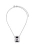 Main View - Click To Enlarge - CZ BY KENNETH JAY LANE - Geometric asscher cut cubic zirconia pendant necklace