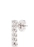 Back View - Click To Enlarge - CZ BY KENNETH JAY LANE - Cubic Zirconia linear drop earrings