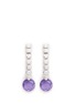 Main View - Click To Enlarge - CZ BY KENNETH JAY LANE - Cubic Zirconia linear drop earrings
