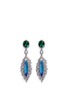Main View - Click To Enlarge - CZ BY KENNETH JAY LANE - Cubic zirconia opal feather earrings