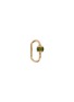 Main View - Click To Enlarge - MARLA AARON - Green tourmaline 14k gold baguette medium lock