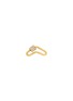 Main View - Click To Enlarge - MARLA AARON - Diamond 14K Yellow Gold Boomerang Lock