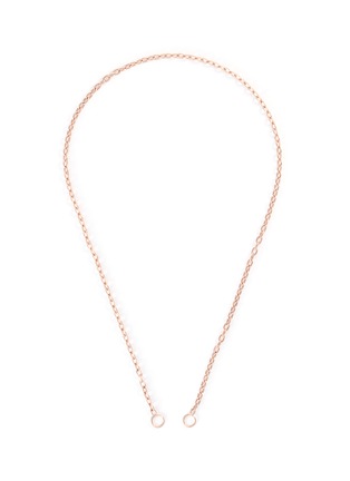 Main View - Click To Enlarge - MARLA AARON - 2 loop 14k rose gold pulley chain
