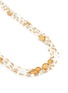 Detail View - Click To Enlarge - GOOSSENS - Multi bead three strand long necklace