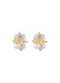 Main View - Click To Enlarge - YUESPHERE - 'Fiber' spinel cubic zirconia 18k gold plated sterling silver stud earrings