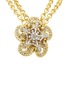 Main View - Click To Enlarge - LANE CRAWFORD VINTAGE ACCESSORIES - Diamanté dome floral brooch